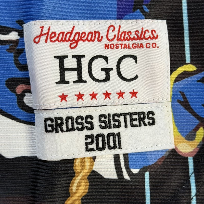 Headgear Classics The Gross Sisters Trio Baseball Jersey Black Pinstripe Men's L gallery