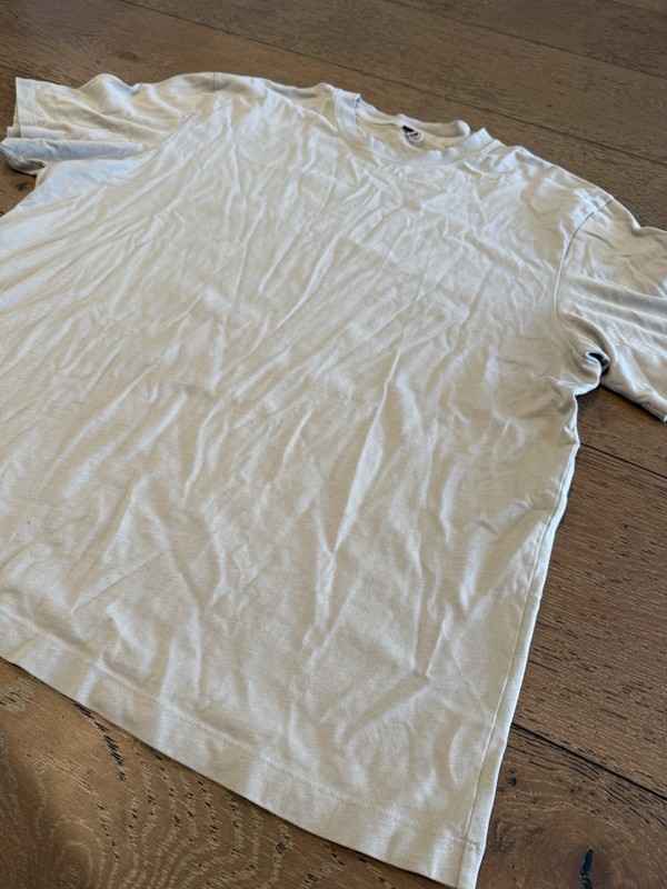 Lululemon Men T-Shirt XL (?) Beige Cotton No Tag See Pictures gallery