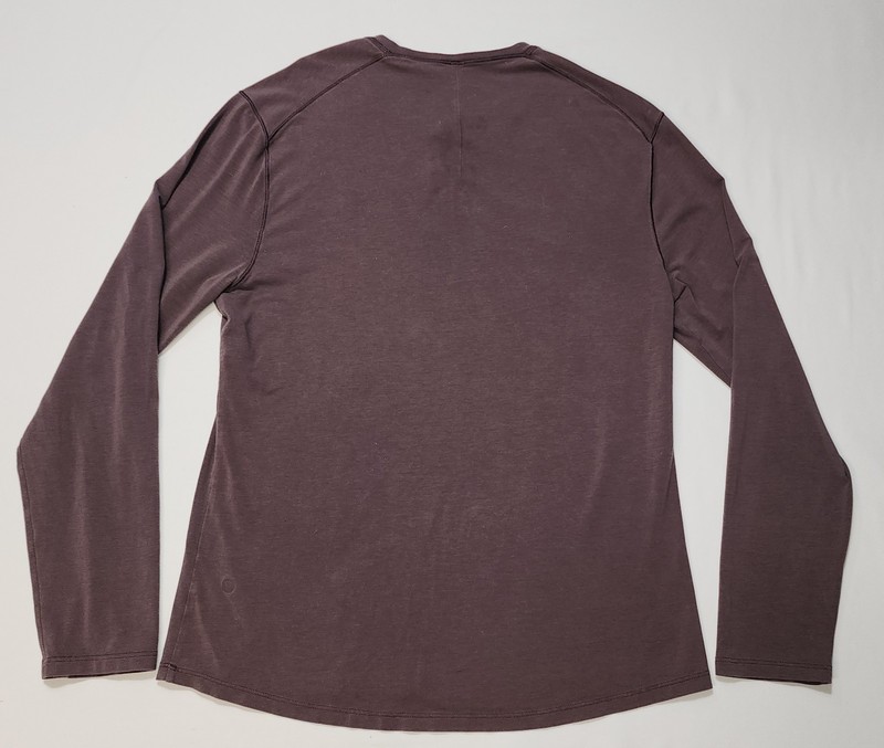 Lululemon Men’s 5 Yr Basic Long Sleeve Henley Vitasea Pima Heathered Purple gallery