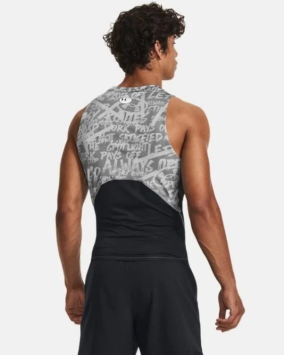 UNDER ARMOUR Alter Ego Smile For The Camera Tank Top Mens L Compression Athletic gallery