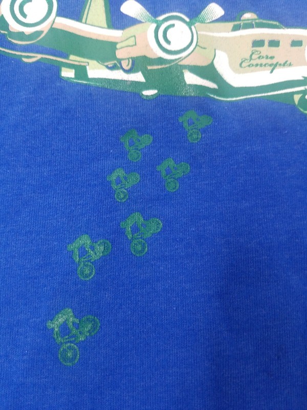 Core Concepts vintage Style Airplane 70% Viscose Bamboo Size M T-Shirt gallery