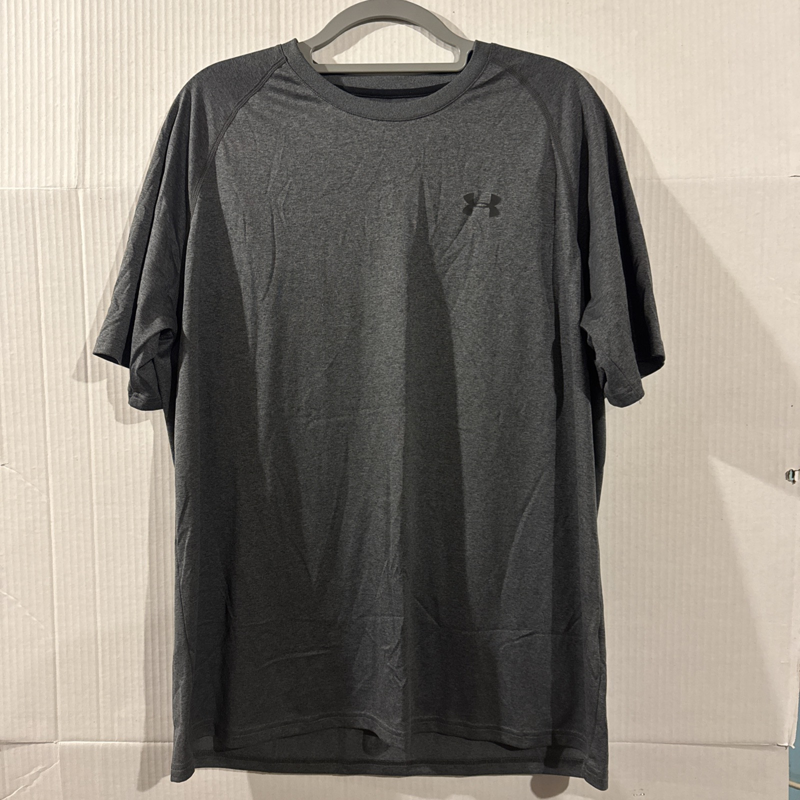 Under Armour Shirt Mens XL Gray Compression Heatgear Active Base Layer Tee gallery