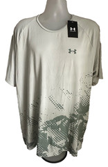 Under Armour Tech Fade Lt Green S/S Crew Neck Tee 1390209-377 Size 2XL,XXL