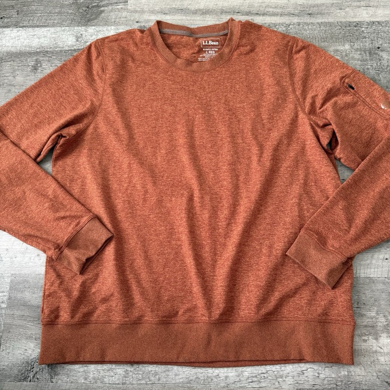 L.L.Bean Slightly Fitted Performance Active Pullover Shirt Mens Large Stretch gallery
