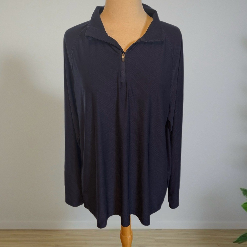 Men's Gerry Navy Quarter-Zip Pullover gallery