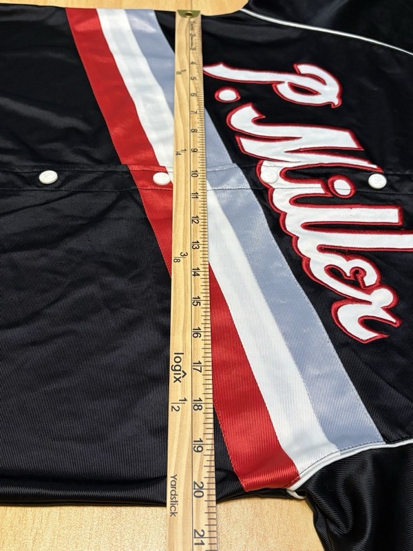 Master P. Miller Vintage Baseball Jersey Men's Large gallery