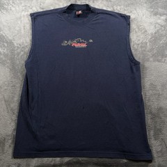 Vintage Giant Muscle Tank Top Men XL Navy Blue Primal Intensity Surf Skate