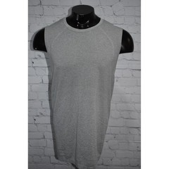 VRST Versatile Performance Tank Mens 2XL XXL Gray Sleeveless Mesh Knit Shirt