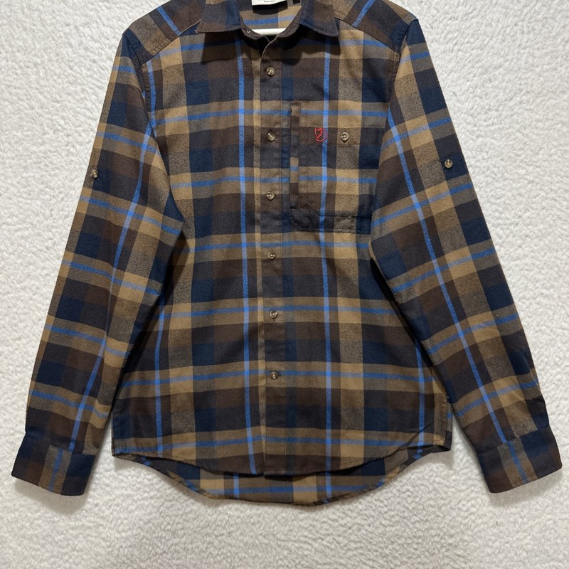 Fjallraven Fjallglim Long Sleeve Men's Size XS Flannel Shirt Multicolor Collared gallery