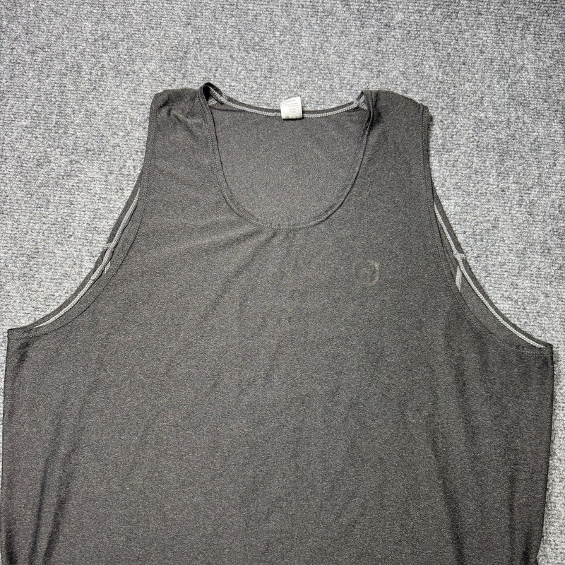 Neleus Shirt Mens 2XL Grey Performance Tank Sleeveless Gym Fitness Workout gallery