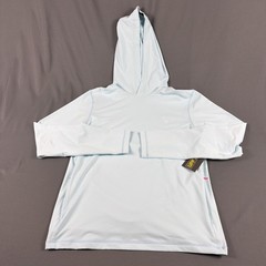 G/Fore G4 Golf Hoodie Chest Logo Medium Daybreak Polyester Spandex NWT MSRP $185