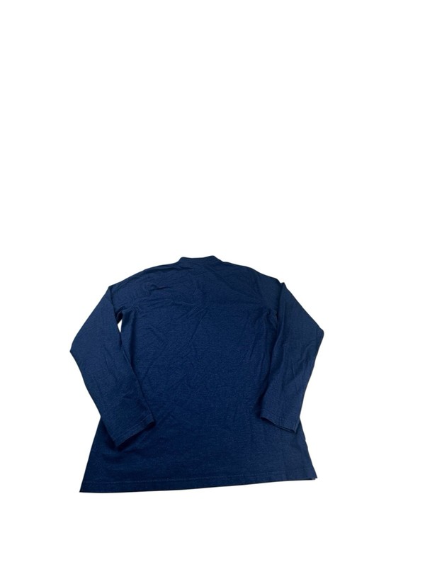 Peter Millar Collection Men's Large Cotton Silk Blend 1/4 Zip Long Sleeve Blue gallery