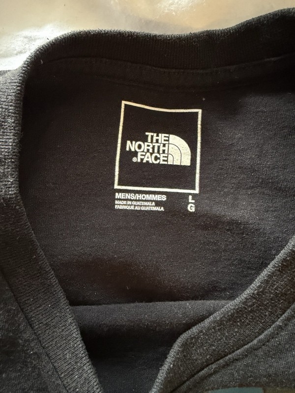 The North Face Never Stop Exploring Graphic Logo Long Sleeve Crew Neck Tee L gallery
