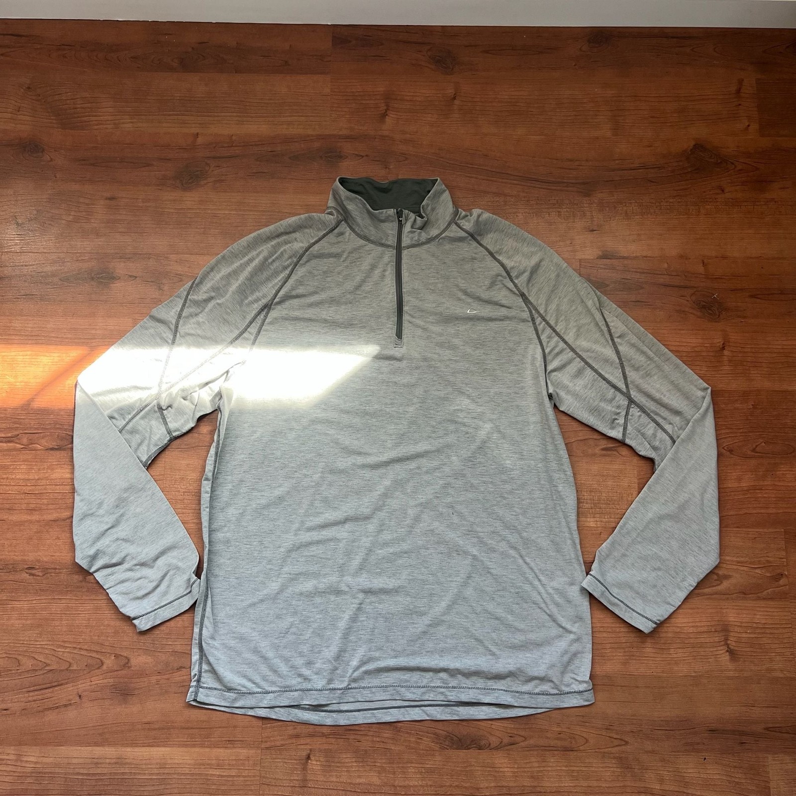 Paradox Men's Large Long Sleeve Merino Blend Quarter Zip Performance Shirt gallery