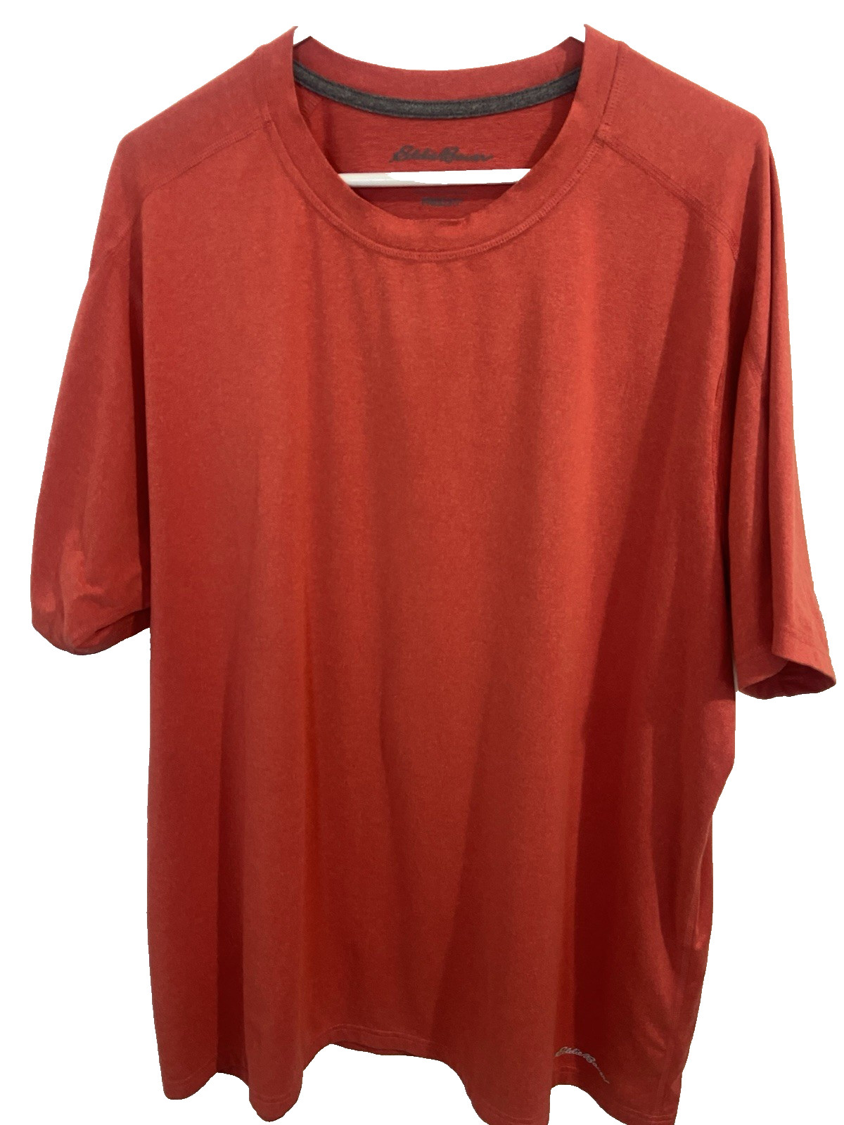 Eddie Bauer FreeDry Mens XL Light Red Heather Performance Athletic T‑Shirt gallery