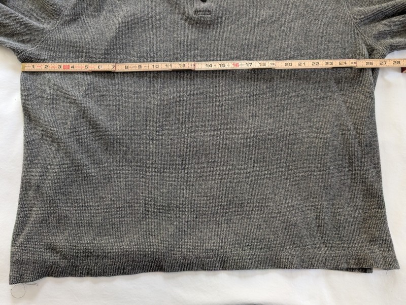 VTG High Sierra Green Waffle Knit Thermal Henley Shirt Men’s XXL Outdoor Grunge gallery