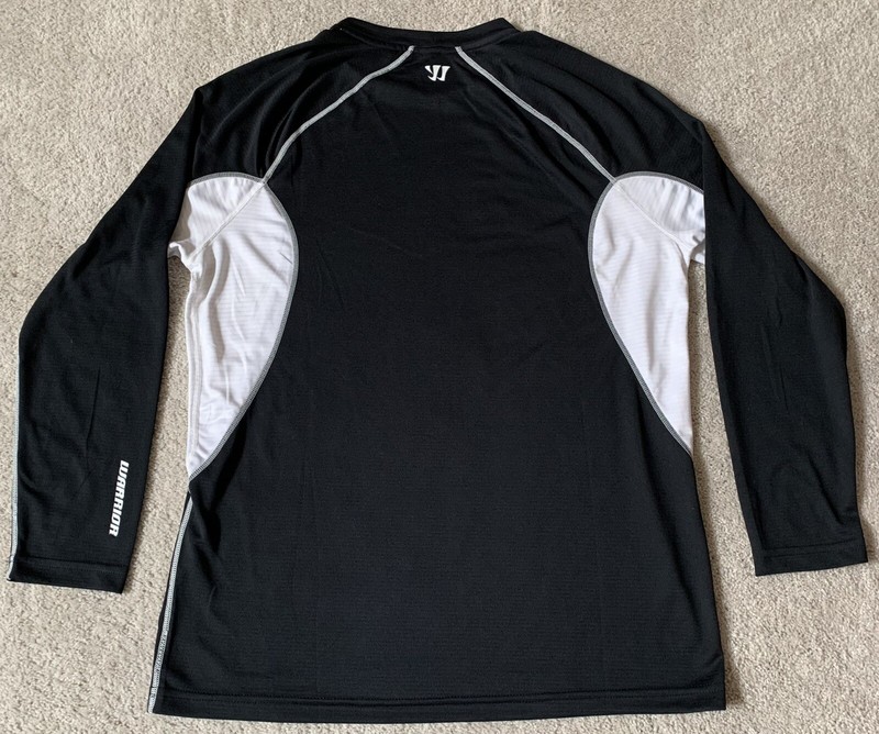 Warrior Base Layer Long Sleeve Mens Black Pullover Sz X-Large Made in USA gallery