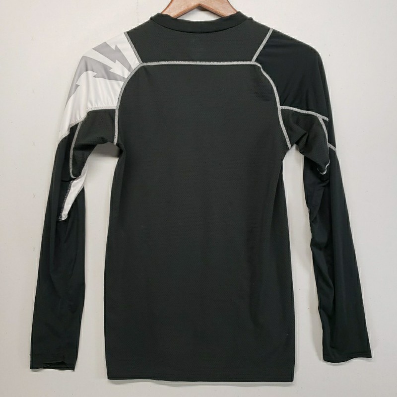 Nike Mens Pro Long Sleeve Compression Shirt Medium Black Grey White Camo Graphic gallery