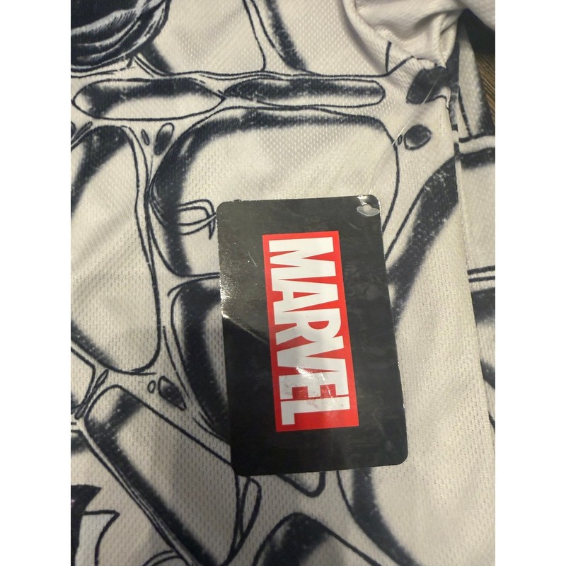 Marvel Venom Lethal Protector Jersey Graphic Hockey Shirt Purple Black White S gallery