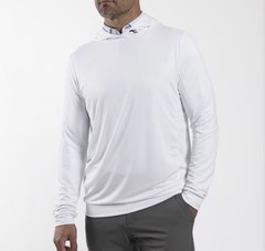 KJUS Men Kallen Hooded Midlayer White DIRTY !! Size 54/XL🪄