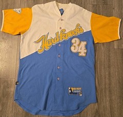 Vintage 1990s School of Hard Knocks Baseball Jersey Streetwear SOHK Patch #34