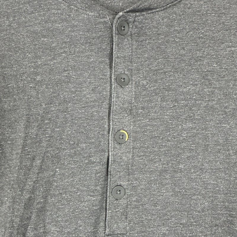 Under Armour Project Rock Shirt Mens XL Gray HeatGear 3/4 Sleeve Henley Respect gallery