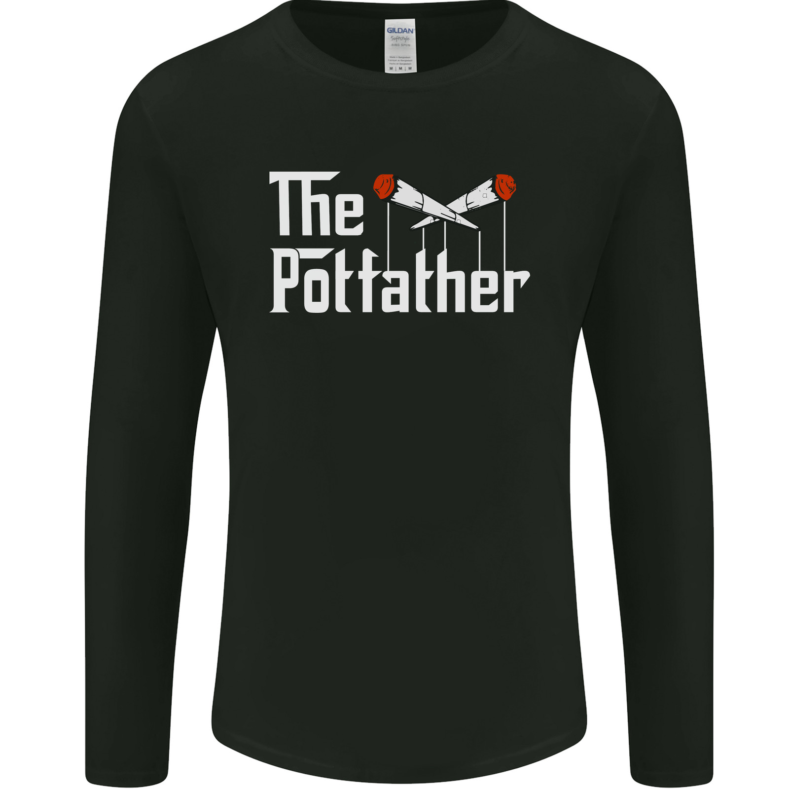 The Pot Father Funny Weed Drugs Cannabis Mens Long Sleeve T-Shirt gallery