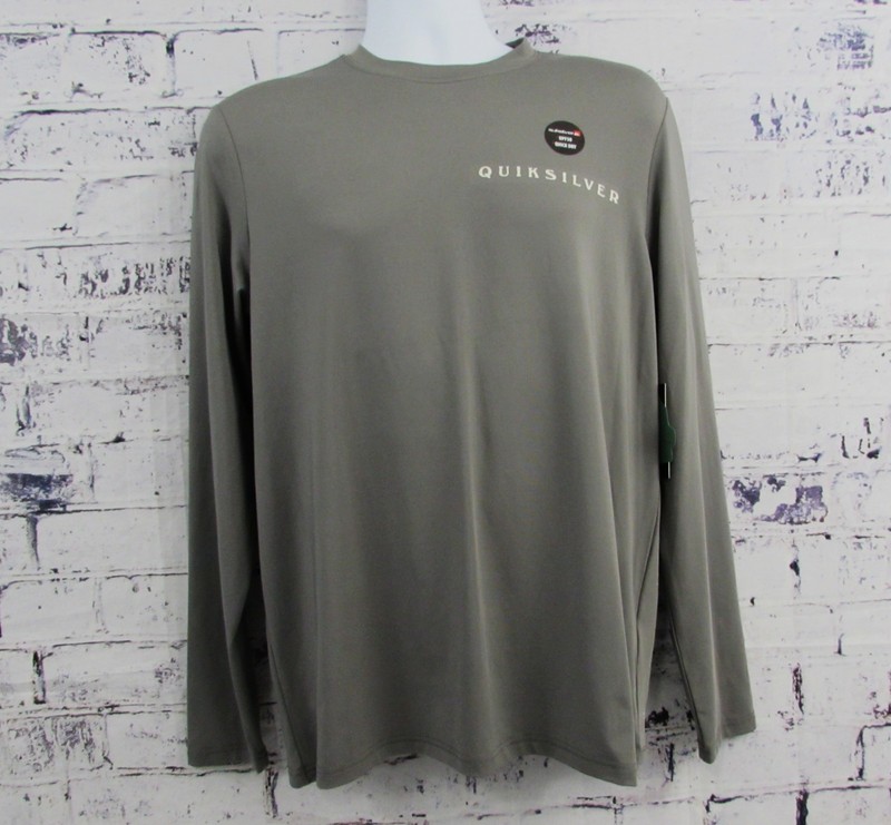 Quiksilver Men’s QSM15LS107 Steel Gray Long Sleeve UPF50 Quick Dry Shirt NWT. gallery