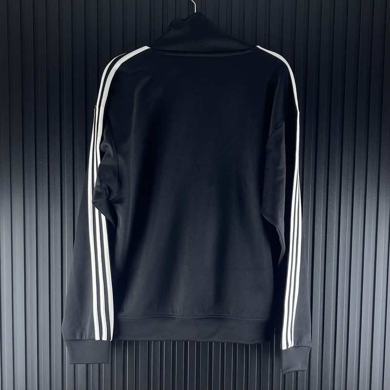 Adidas Adicolor Size XS Mens Black Funnel Neck Track Pullover Top gallery