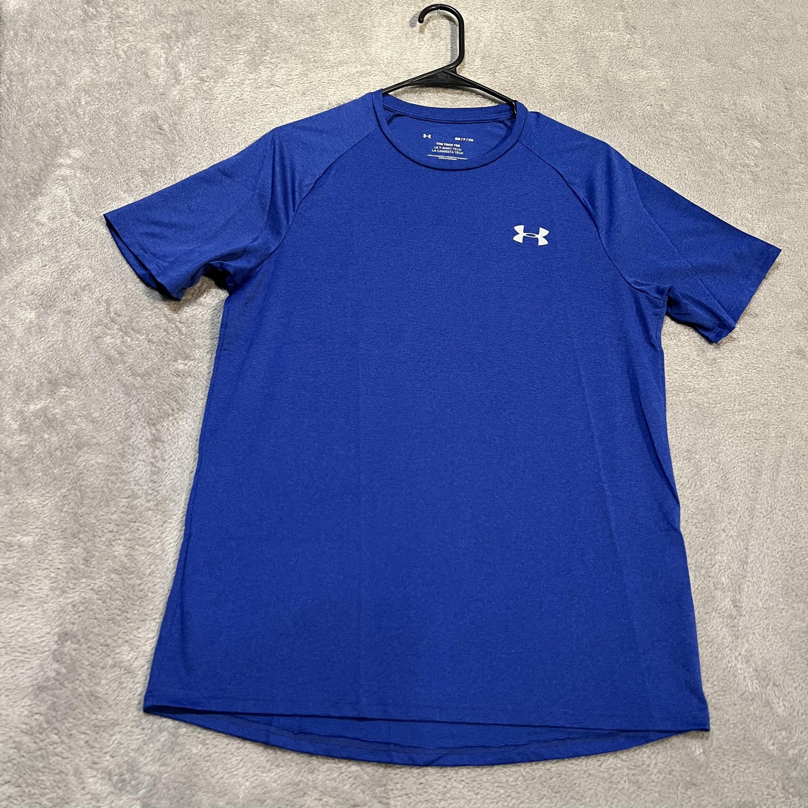 Under Armour Tech Tee Shirt Mens Small Blue Short Sleeve CoolSwitch Athletic gallery