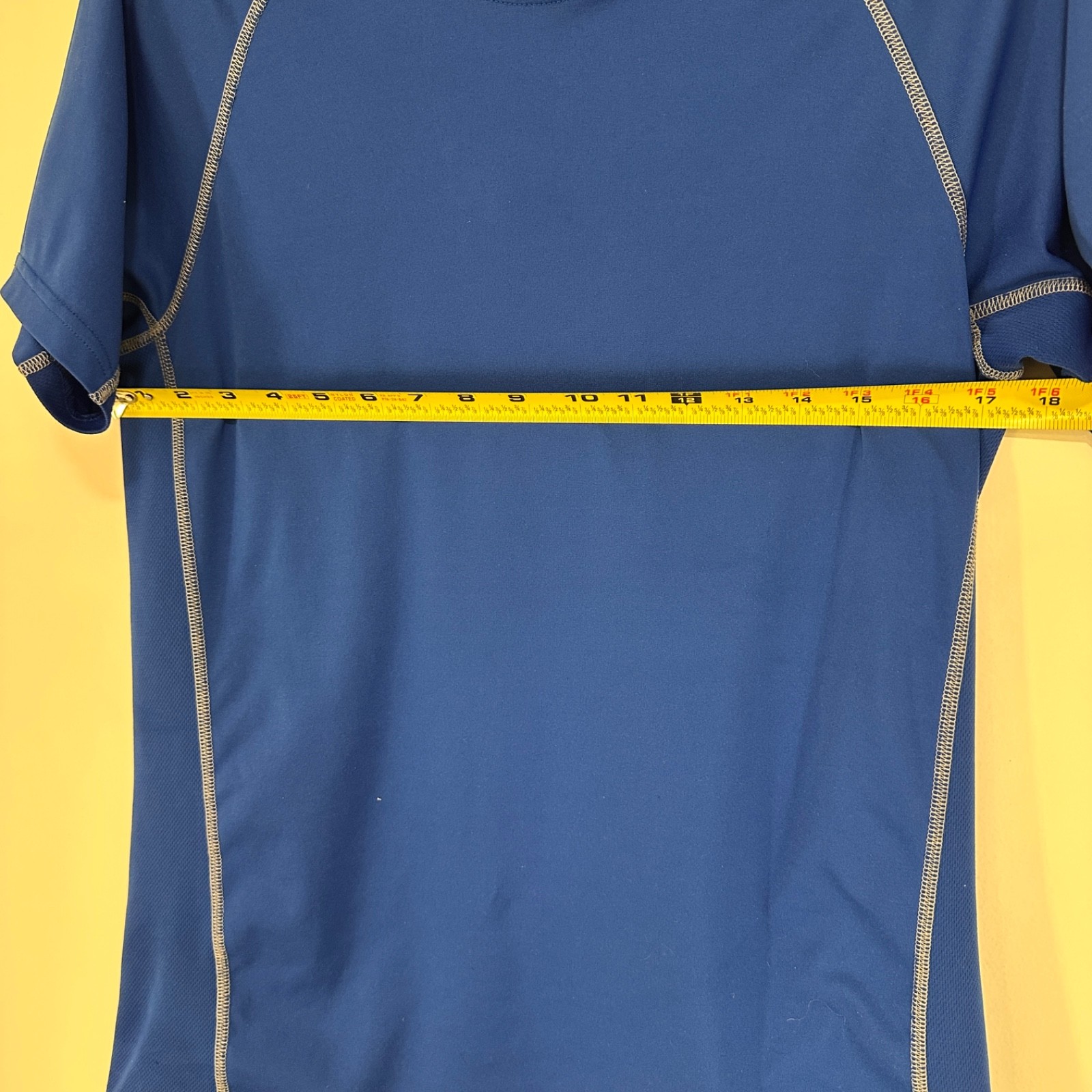 Adidas Climalite Shirt Mens Medium Solid Blue Short Sleeve Flex 360 Activewear gallery