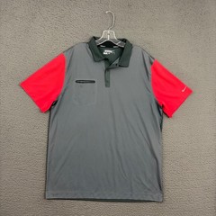 Nike Golf Tour Performance Polo Shirt Mens XL Gray Dri-FIT Activewear Sports Dad