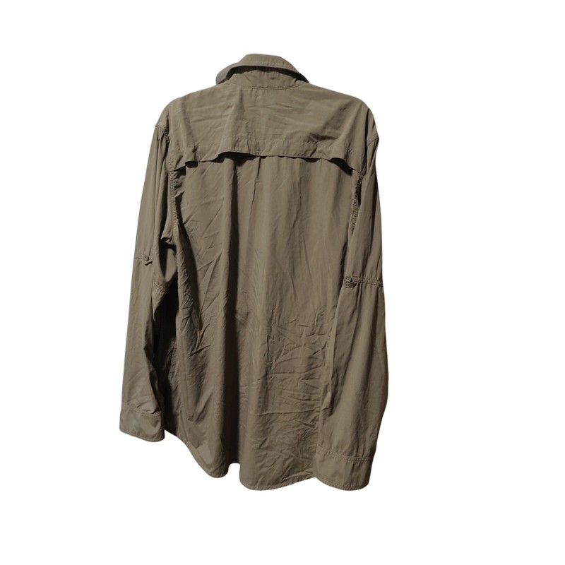 Thornbush Luxury Game Lodge Collective Outdoor Hunting Olive Work Shirt Sz 2XL gallery