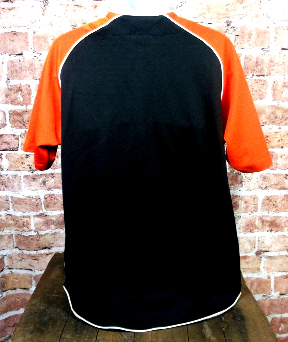 Vintage 1990's BALTIMORE ORIOLES True Fan Adult BASEBALL JERSEY Size Men's XL gallery