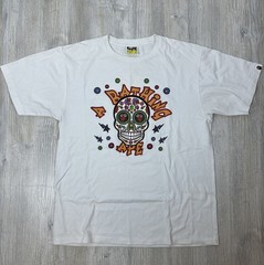 RARE BAPE / A BATHING APE Los Muertos White Large T-Shirt