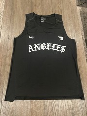 Mens Los Angeles Athletic Club Racing Running Singlet Black New Small $70