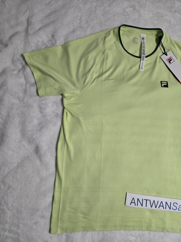 Fila Tennis Center Court Ace Shirt Men's Medium $85 NWT TM511111 Seamless... gallery