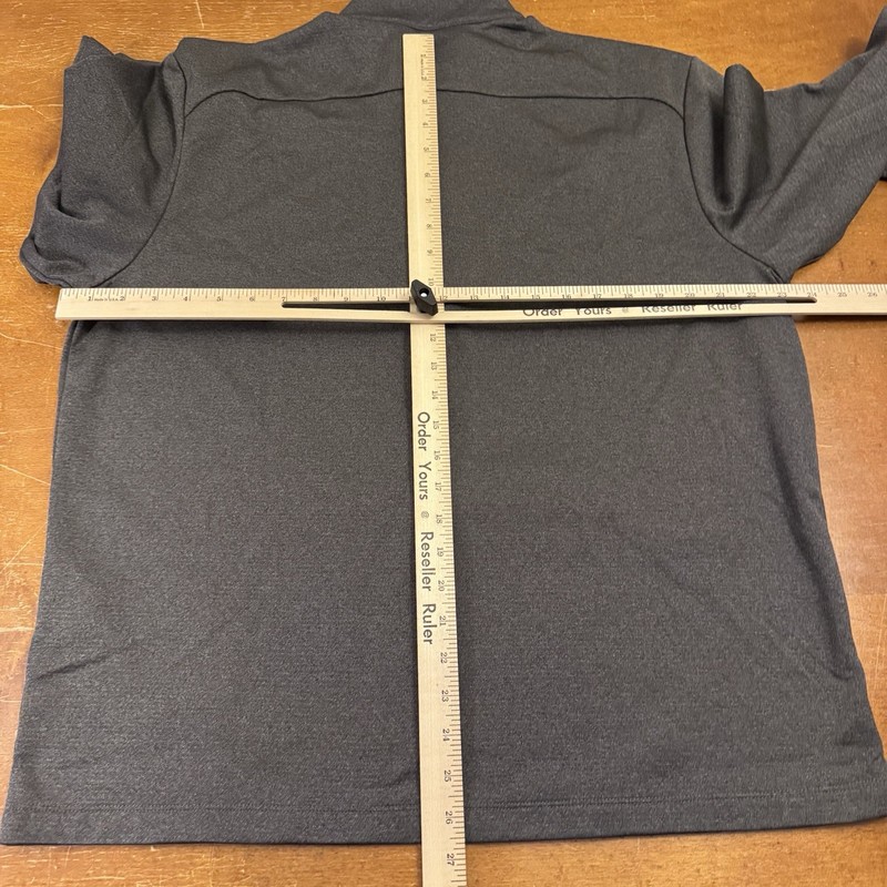 Callaway Sweater Mens Large Gray Pullover 1/4 Zip Long Sleeve Golf Ribbed gallery