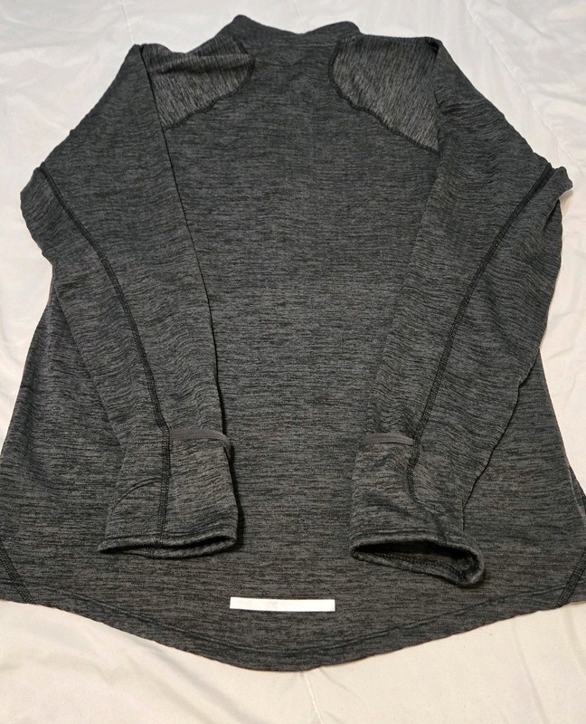 Nike Running Therma Sphere Element Waffle Gray 1/4 Zip Pullover Size Medium gallery