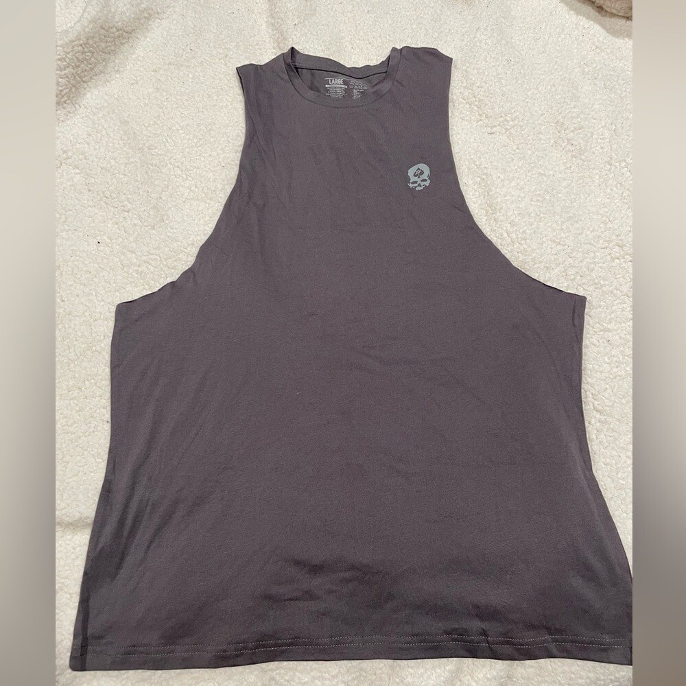 ZERO FOXTROT GYM TANK- charcoal