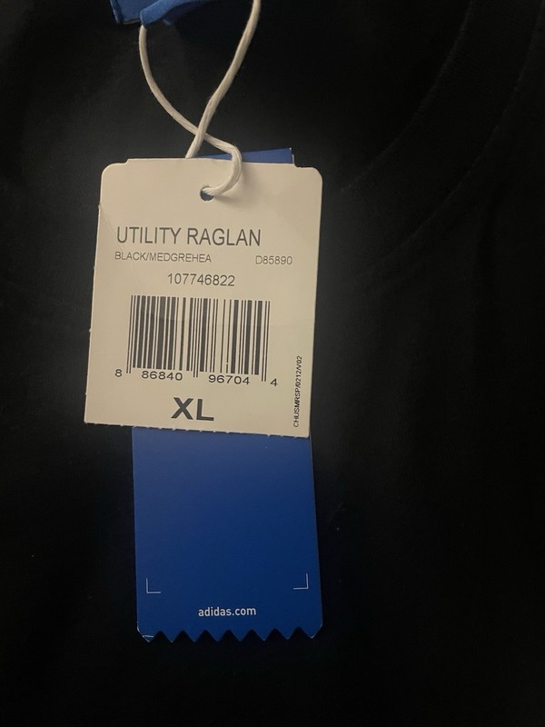 Adidas Mens Utility 3/4 Sleeve Raglan Xl gallery