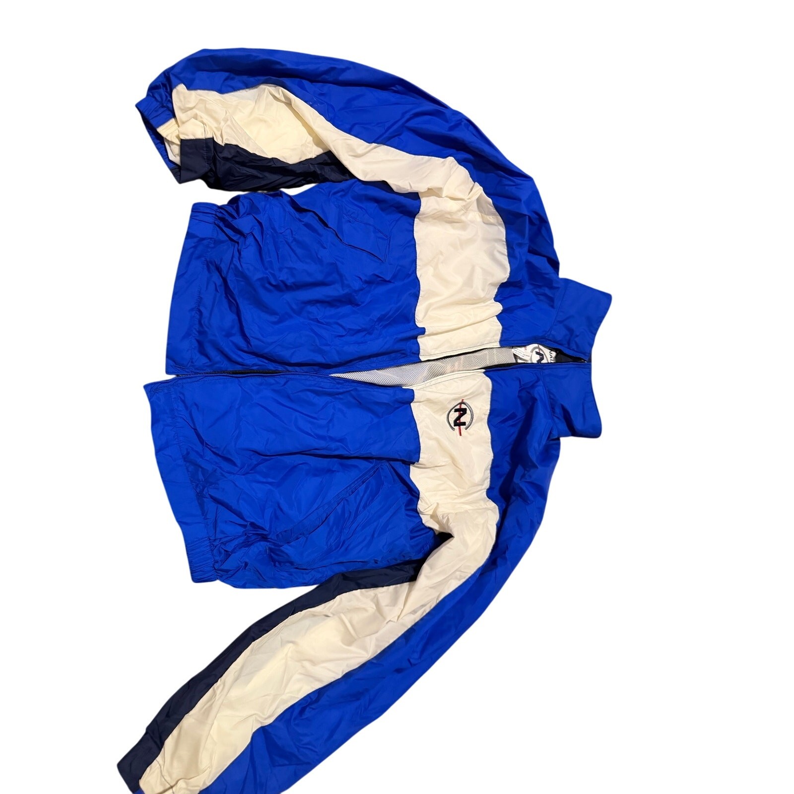 Vintage Nautica Competition Blue Windbreaker Track Suit Set gallery