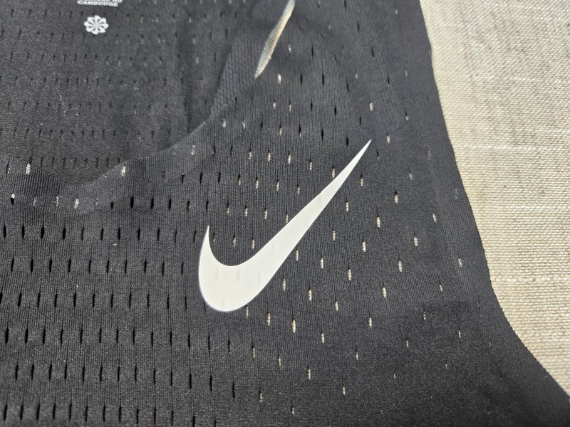NIKE Aeroswift ADV Singlet Small Mens Black White Dri Fit Running Slim Fit gallery