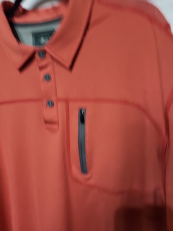 G.H. Bass Men's 2XL Polo Shirt Coral/Tangerine Golf Fishing Sports gallery
