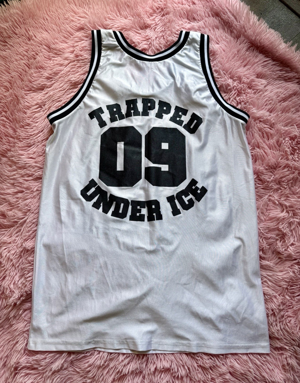 Vintage Trapped Under Ice Hardcore Band Jersey Rare 2009 gallery