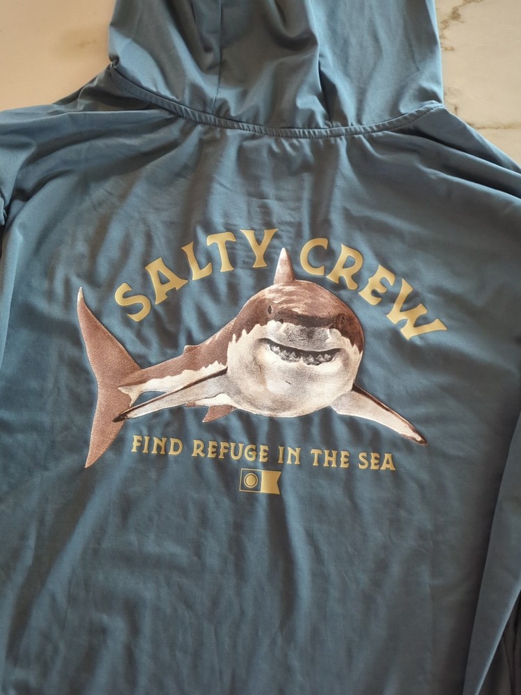 Salty Crew Lurking Hoodie Medium New MSRP $64.95