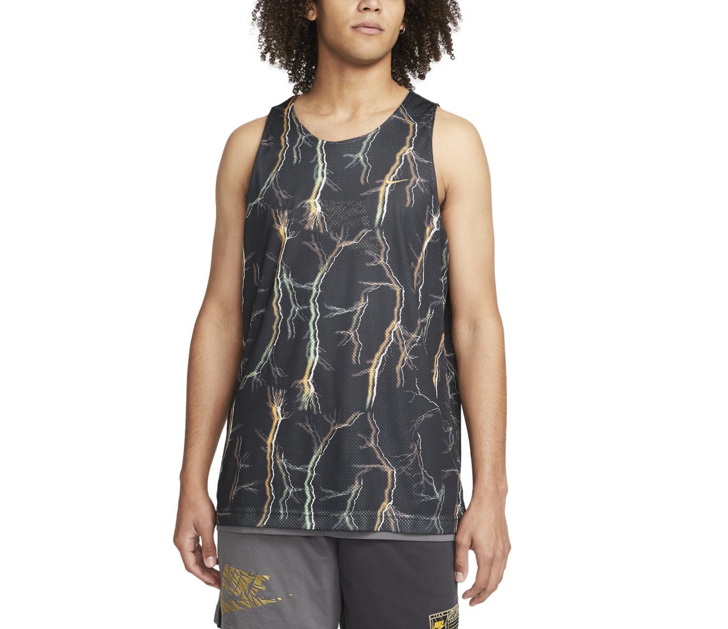 Nike Premium Men's Reversible Basketball Sleeveless Jersey (Black/Multi) DQ5830 gallery