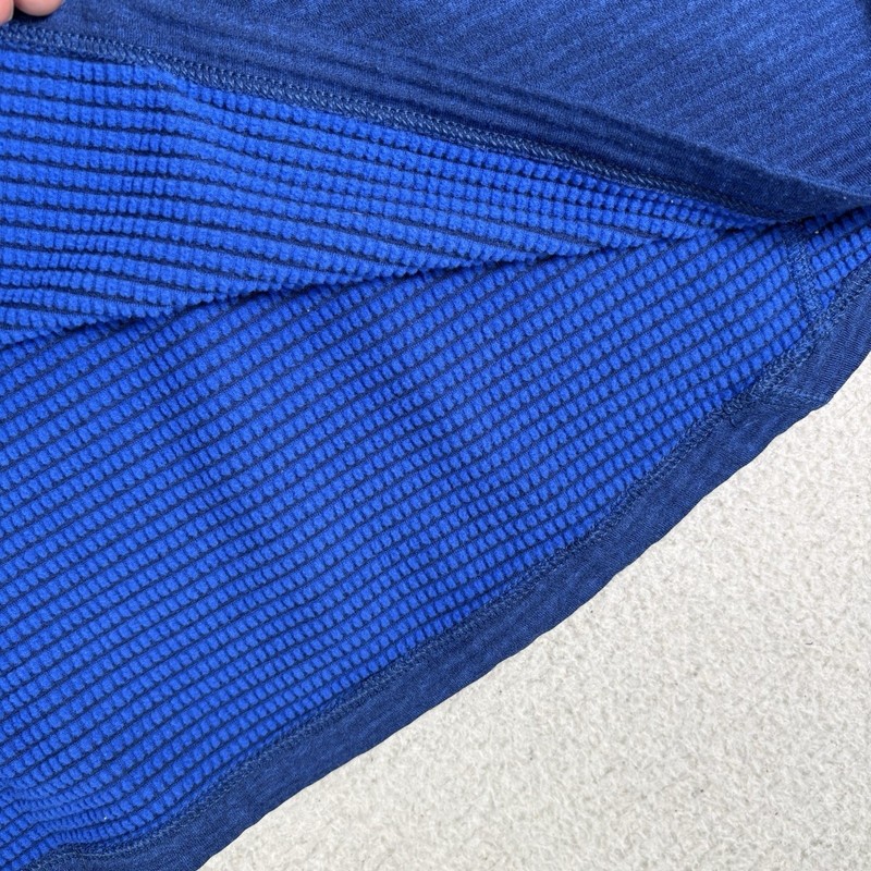 Eddie Bauer First Ascent Thermal Shirt Men XL Blue Long Sleeve Base Layer Waffle gallery