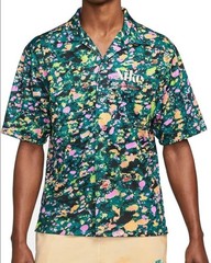 Nike Dri-FIT Colorful Graphic Shirt Size S Green Multicolor Thailand Nike Trek