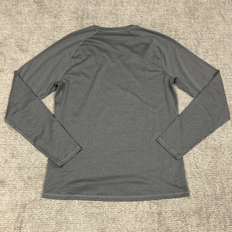 REI Co-op Shirt Mens Medium Gray LS Performance Base Layer Hiking Stretch gallery